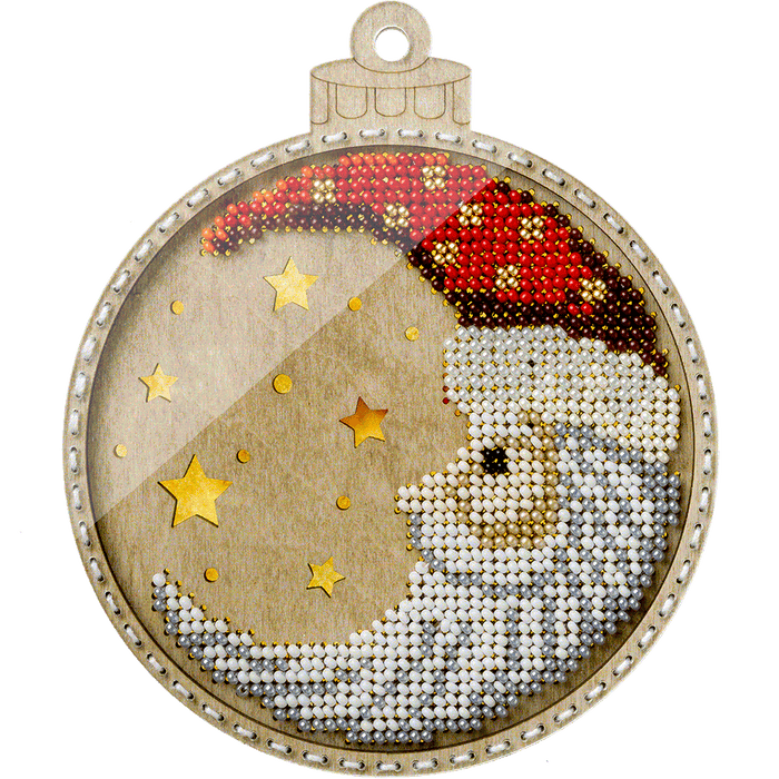 Bead embroidery kit on wood FLK-365 - Wizardi