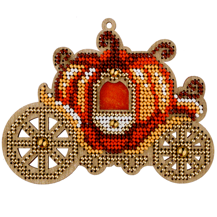 Bead embroidery kit on wood FLK-384 - Wizardi