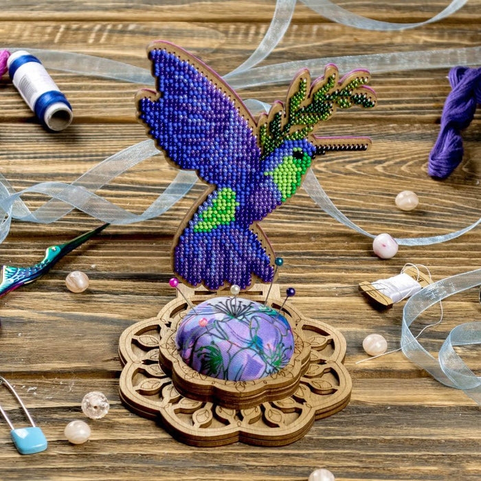 Bead embroidery kit on wood FLK-478 - Wizardi