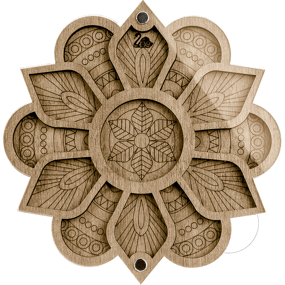 Bead organizer with transparent cover FLZB-030 - Wizardi