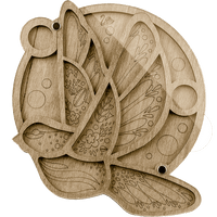 Bead organizer with transparent cover FLZB-031 - Wizardi