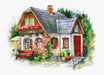 Beautiful Country House BU4005L Counted Cross-Stitch Kit - Wizardi