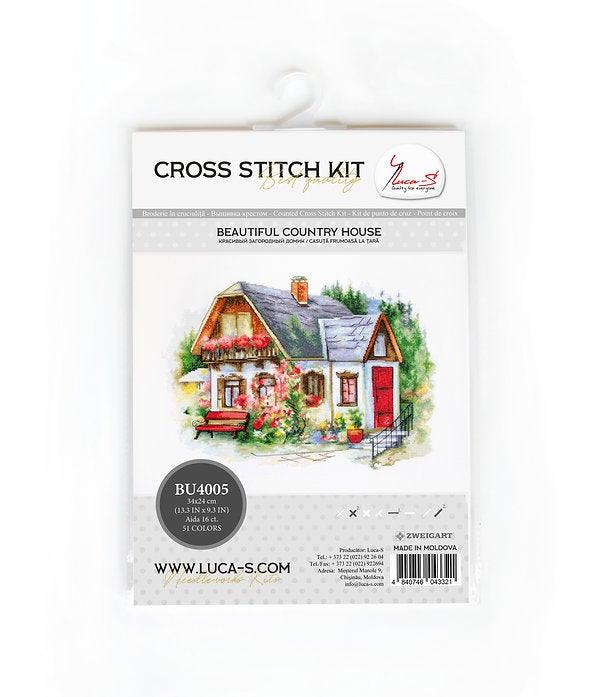 Beautiful Country House BU4005L Counted Cross-Stitch Kit - Wizardi