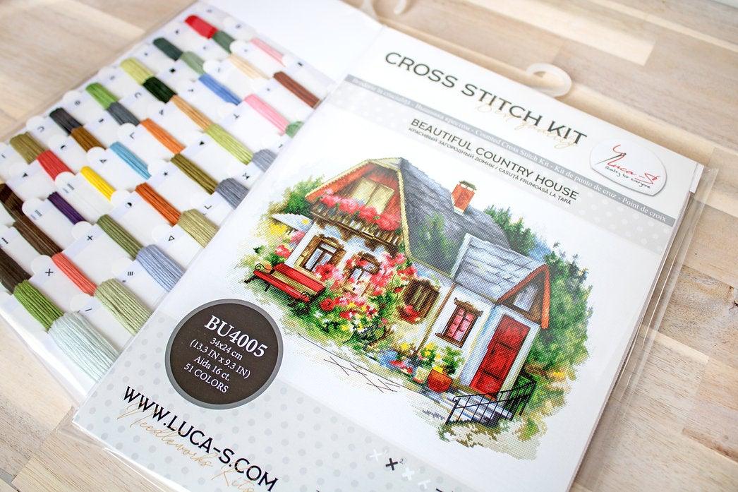 Beautiful Country House BU4005L Counted Cross-Stitch Kit - Wizardi