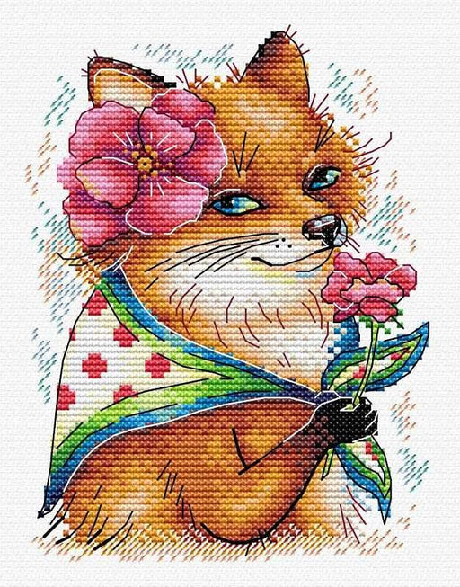 Beautiful Fox M-359 / SM-359 Counted Cross-Stitch Kit - Wizardi