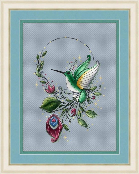 Bird of Happiness - PDF Cross Stitch Pattern - Wizardi