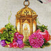 Bird with a Lamp. September. Calendar Series - PDF Cross Stitch Pattern - Wizardi