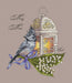 Bird with the Lamp. May. Calendar Series - PDF Cross Stitch Pattern - Wizardi