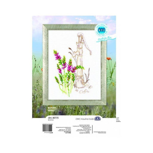 Bloomy herbs M775 Counted Cross Stitch Kit - Wizardi