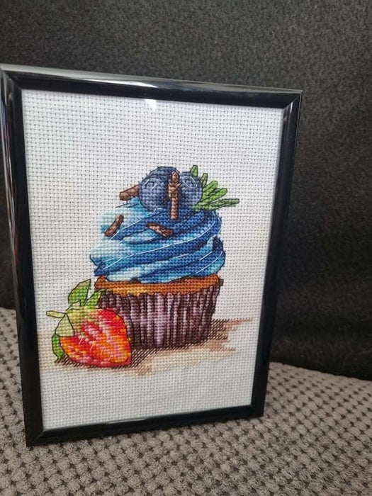 Blueberry Muffin - PDF Cross Stitch Pattern - Wizardi