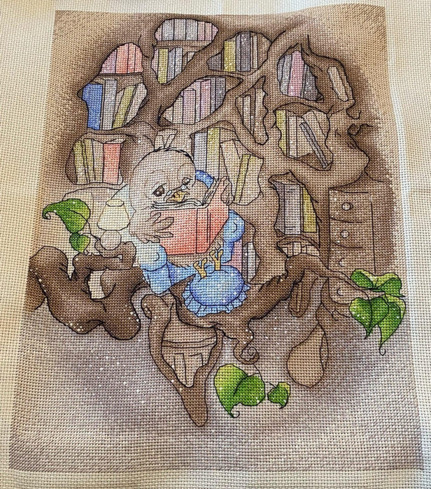 Book Lover - PDF Cross Stitch Pattern - Wizardi