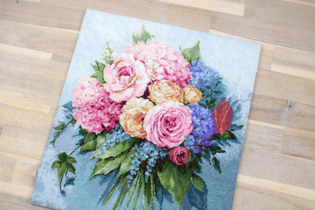 Bouquet B2371L Counted Cross-Stitch Kit - Wizardi