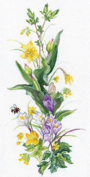 Brave Bumblebee 1015 Counted Cross Stitch Kit - Wizardi