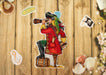 Brave Pirate SR-450 Plastic Canvas Counted Cross Stitch Kit - Wizardi