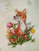 Breath of Spring. Little Fox - PDF Cross Stitch Pattern - Wizardi