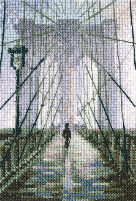 Brooklyn bridge C312 Counted Cross Stitch Kit - Wizardi