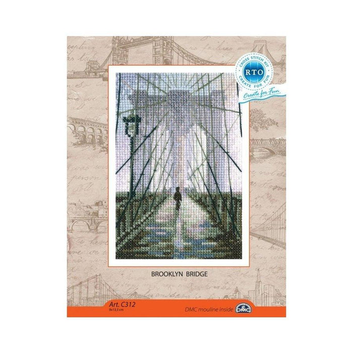 Brooklyn bridge C312 Counted Cross Stitch Kit - Wizardi