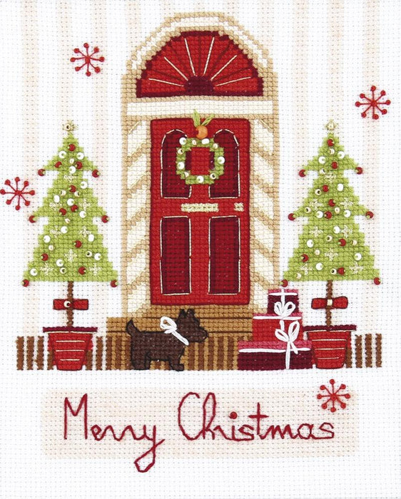 BT-221C Counted cross stitch kit Crystal Art "Merry Christmas" - Wizardi