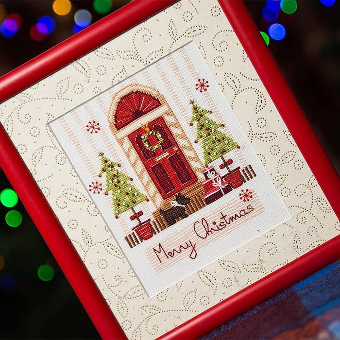 BT-221C Counted cross stitch kit Crystal Art "Merry Christmas" - Wizardi