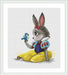 Bunny Snow White - PDF Cross Stitch Pattern - Wizardi