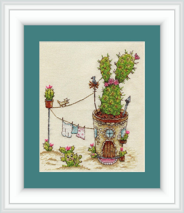 Cactuses CT-11 Counted Cross-Stitch Kit - Wizardi