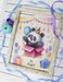 Cartoon Panda SM-598 Counted Cross-Stitch Kit - Wizardi