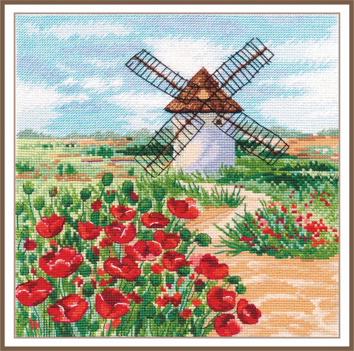 Castilla-La Mancha 1157 Counted Cross Stitch Kit - Wizardi