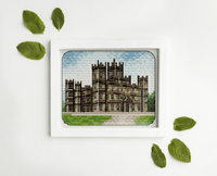 Castle - PDF Cross Stitch Pattern - Wizardi