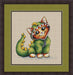 Cat in the Dragon Suit. Kitten - PDF Cross Stitch Pattern - Wizardi