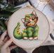 Cat in the Dragon Suit. Kitten - PDF Cross Stitch Pattern - Wizardi