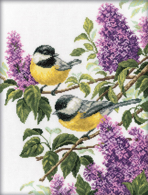 Charming Lilac M227 Counted Cross Stitch Kit - Wizardi