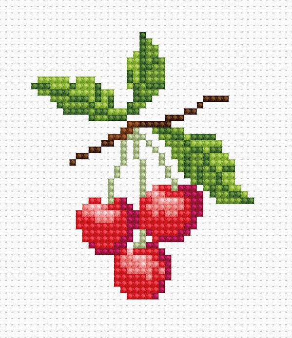 Cherry B016L Counted Cross-Stitch Kit - Wizardi