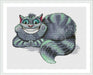 Cheshire Cat. Alice in Wonderland. - PDF Cross Stitch Pattern - Wizardi