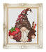 Chocolate Strawberry Gnome - PDF Cross Stitch Pattern - Wizardi