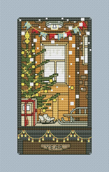 Christmas Card 11 - PDF Cross Stitch Pattern - Wizardi