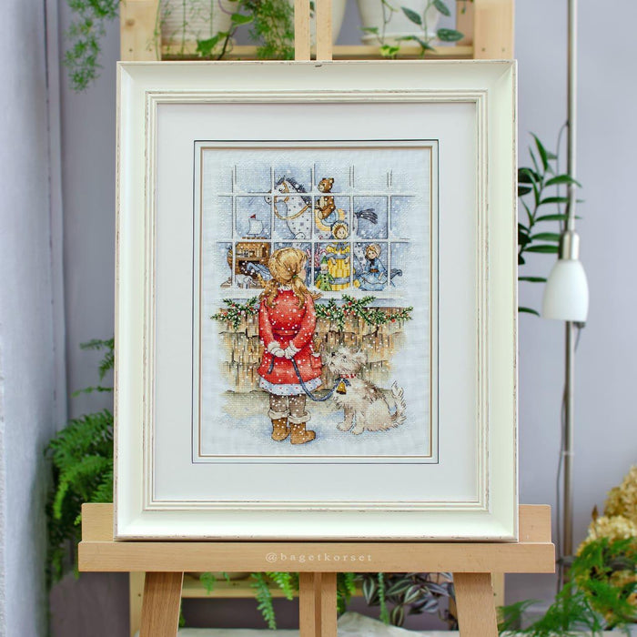 Christmas Cross stitch pattern Cozy Cross Stitch pdf Modern cross stitch pattern Toy shop cross stitch Kids Counted cross stitch - Wizardi