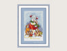 Christmas Cross stitch pattern PDF for instant download Digital counted cross stitch chart DMC Cross stitch design, Snowman, Dog, Animal - Wizardi