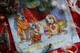 Christmas Cross stitch pattern PDF for instant download Digital counted cross stitch chart DMC Cross stitch design, Snowman, Dog, Animal - Wizardi