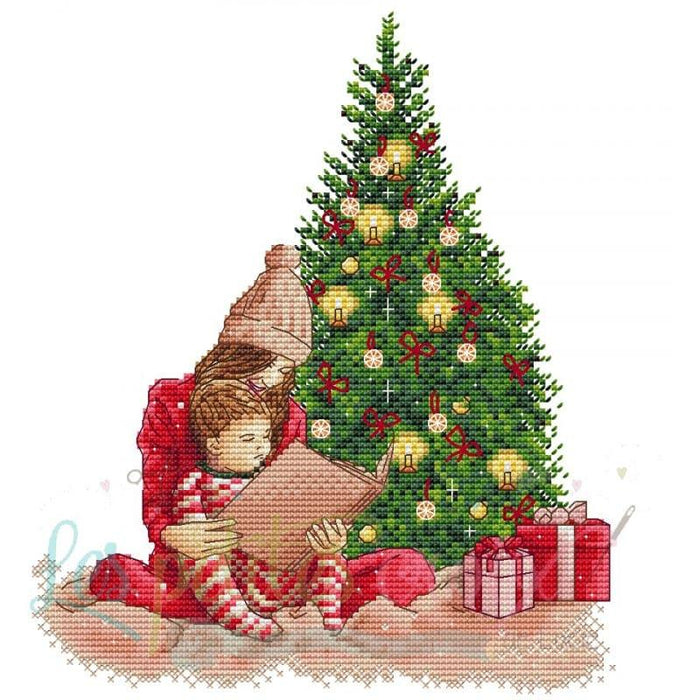 Christmas day - PDF Cross Stitch Pattern - Wizardi