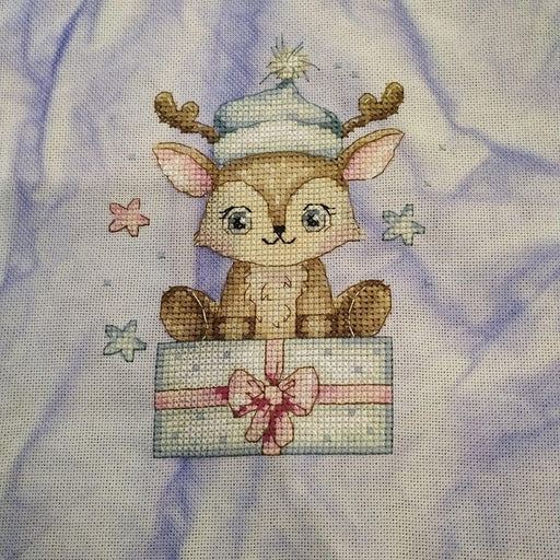 Christmas Deer - PDF Cross Stitch Pattern - Wizardi