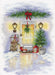 Christmas Door Cross Stitch Kit A-018 / SA-018 - Wizardi