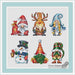 Christmas Dwarfs - PDF Cross Stitch Pattern - Wizardi