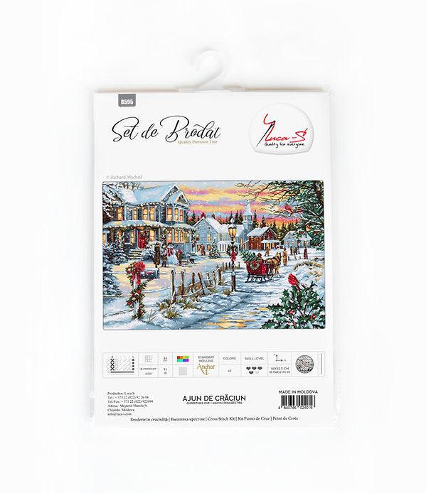 Christmas Eve B595L Counted Cross-Stitch Kit - Wizardi