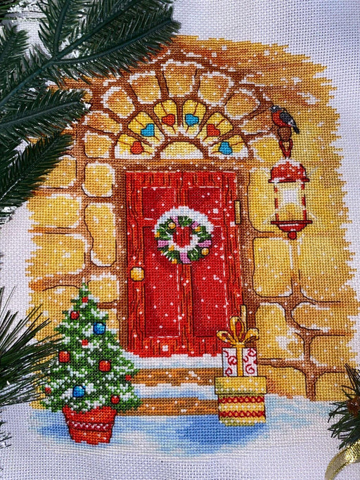 Christmas evening - PDF Counted Cross Stitch Pattern - Wizardi