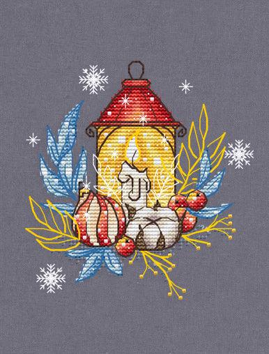 Christmas Flashlight - PDF Cross Stitch Pattern - Wizardi