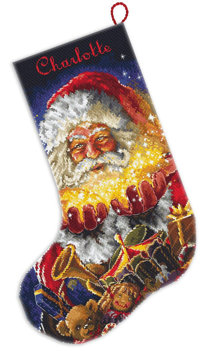 Christmas miracle Stocking L8050 Counted Cross Stitch Kit - Wizardi