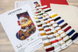 Christmas miracle Stocking L8050 Counted Cross Stitch Kit - Wizardi