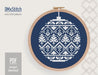 Christmas ornament ball Cross stitch pattern Folk Cross Stitch pdf Modern cross stitch pattern Scandinavia cross stitch Counted cross stitch - Wizardi