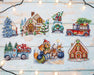 Christmas Ornaments Kit L8051 Counted Cross Stitch Kit - Wizardi