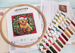 Christmas Puppy L8053 Counted Cross Stitch Kit - Wizardi